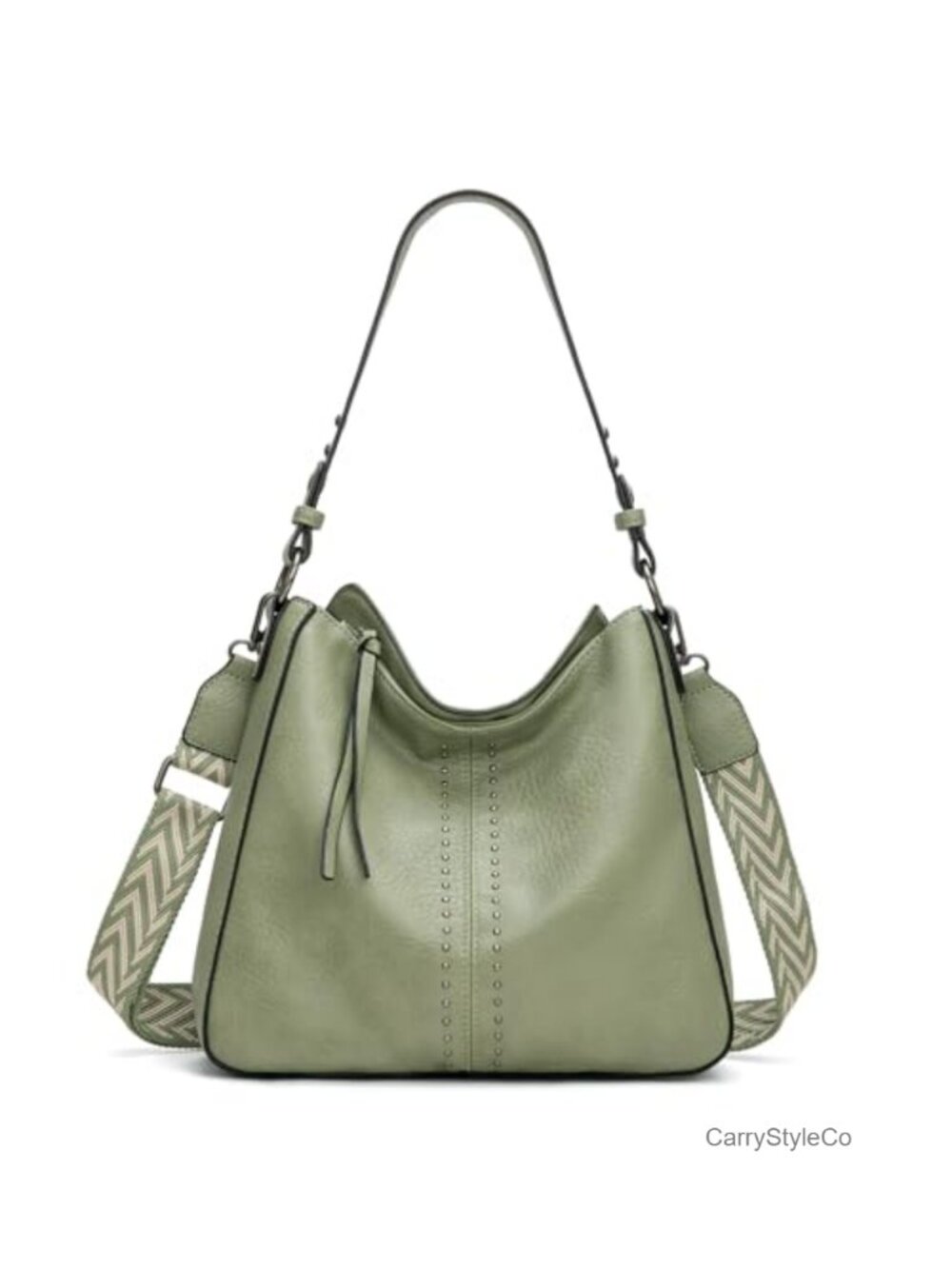Vegan Leather Hobo Bag Top Handle Satchel Shoulder Purse Large Capacity